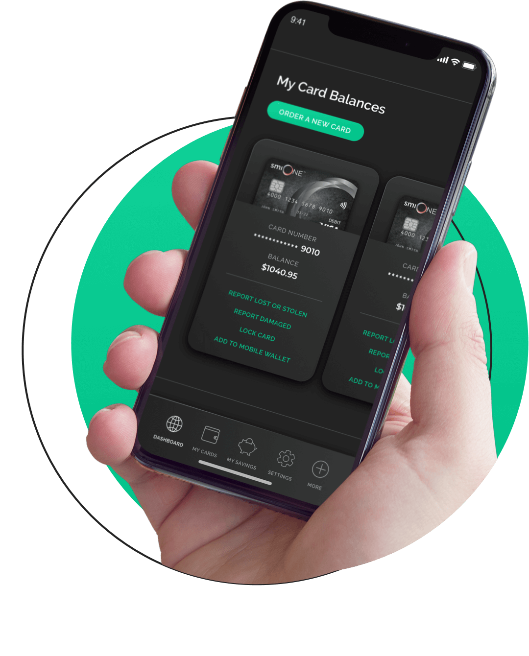 smiONE™ Visa® Prepaid Card - Receive Payments, Reload, &amp; Spend